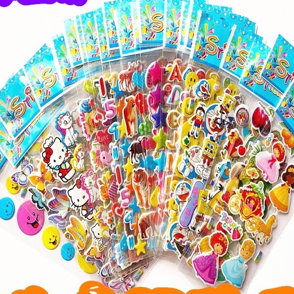Miếng dán hoạt hình 3D cho bé