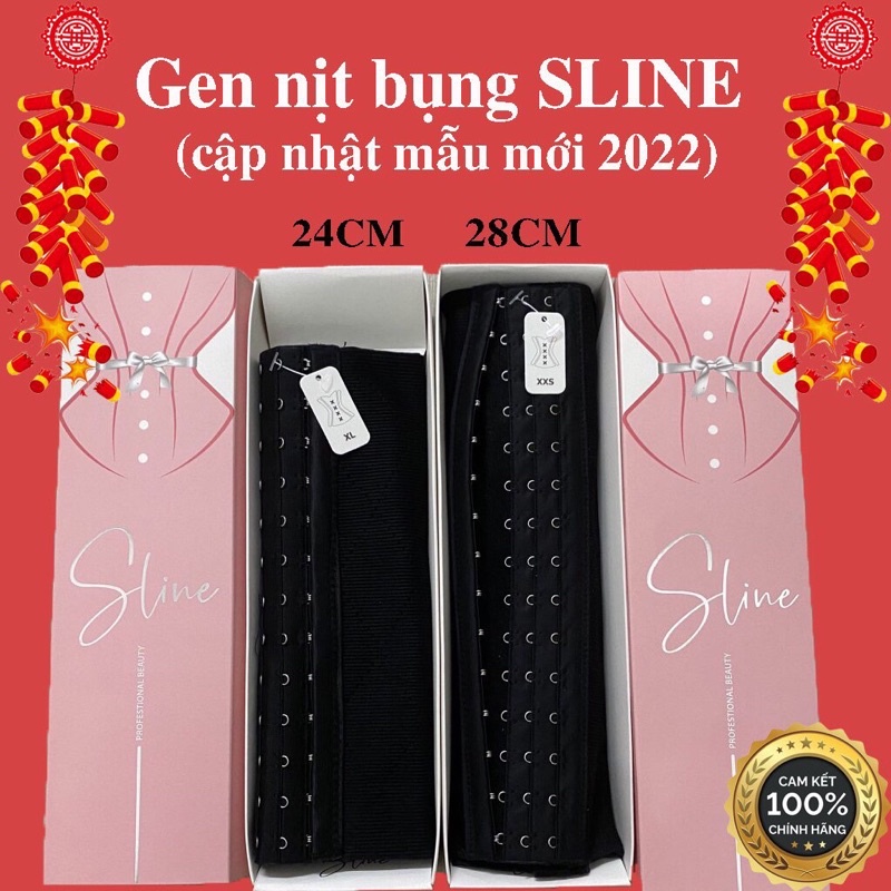 Gen Nịt Bụng 28cm SLINE Malaysia  - Đai Latex giảm câ
