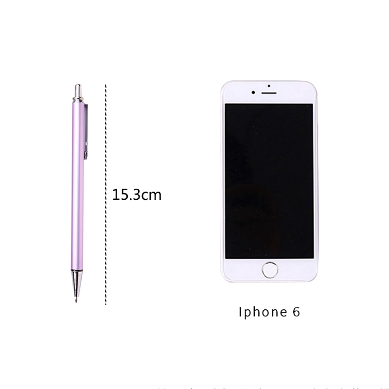 Bút Chì Bấm Bằng Kim Loại 0.5mm / 0.7mm Thiết Kế Đơn Giản Cho Học Sinh