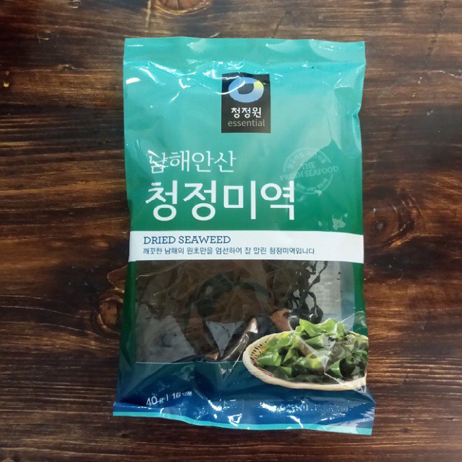 Gói 100g rong biển Deasang nấu món canh korea siêu ngon. ...