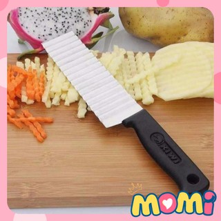 Dao Lượn Sóng Cắt Rau Quả, Trái Cây Cho Bé Ăn Dặm BLW Chất Liệu Inox 304 Không Gỉ