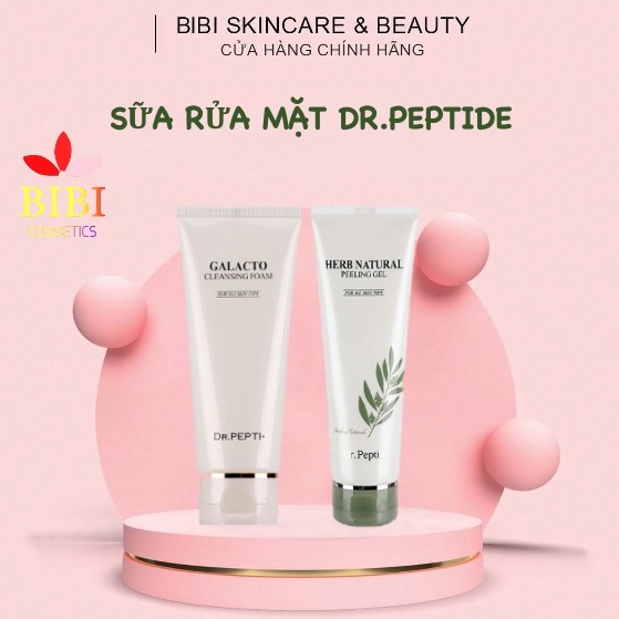 SỮA RỬA MẶT THẢO MỘC - BẠC HÀ, RAU MÁ DR.PEPTIDE+ Herb Blending 110ml