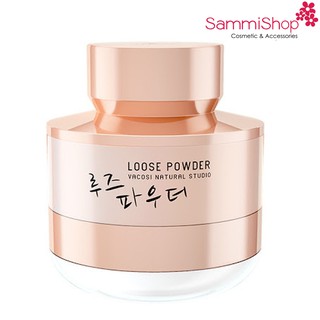 Phấn phủ bột siêu mịn kiềm dầu Vacosi natural studio loose powder 12g