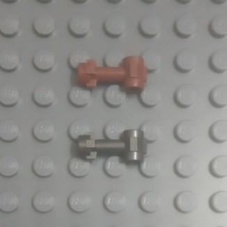 Lego Bar 1L with Top Stud and 2 Side Studs (Connector Perpendicular)