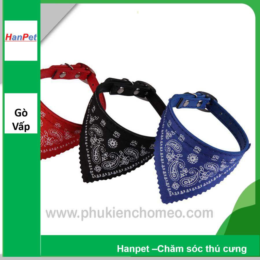 Hanpet.GV- 756- Vòng cổ chó hình khăn (Size 1.0: vòng cổ 23~28cm) (- 4711861)