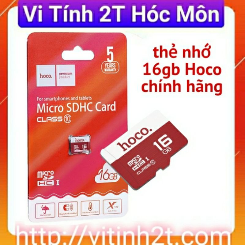 Thẻ nhớ hoco 16gb chính hãng bảo hành 1 năm