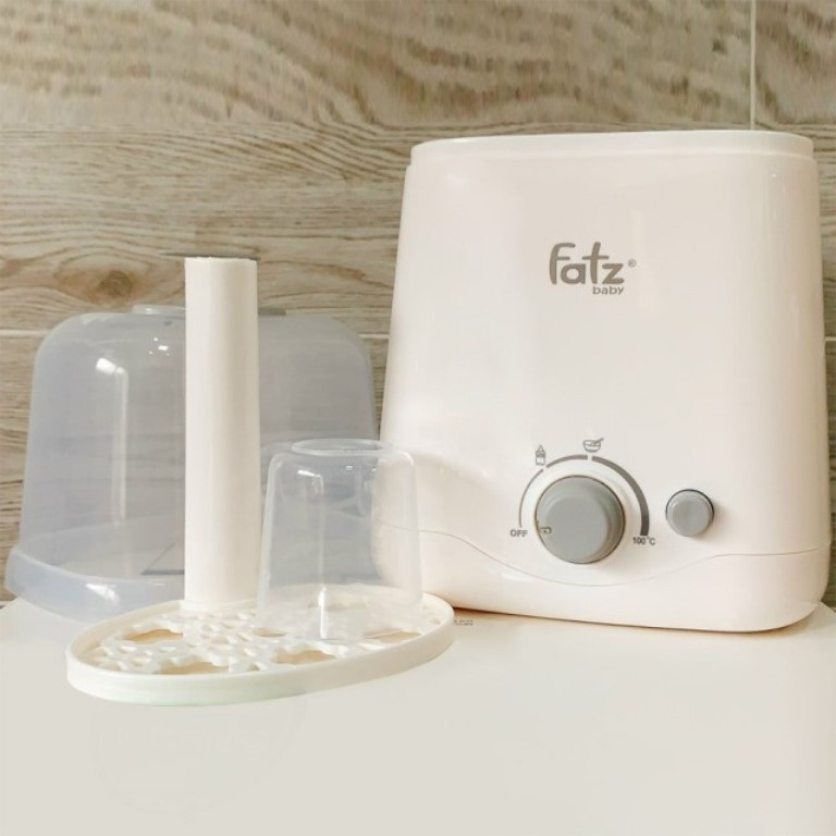 Máy hâm sữa &amp; tiệt trùng đôi cao cấp Fatz Fatzbaby (Duo 1, 2, 3 - FB3012SL, FB3223SL, FB3093VN)