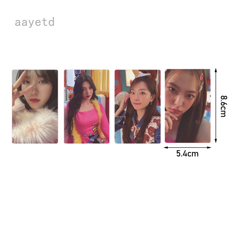 Bộ Thẻ Ảnh Lomo Hình Nhóm Nhạc Kpop Red Velvet 2021