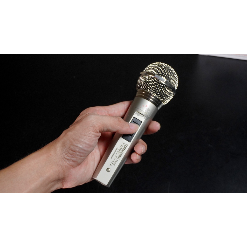 Micro có dây Tomahawk - Mic hàng nhật bãi xịn - Thiết kế bắt mắt, sang trọng - Chất âm nhẹ, siêu sáng - Bắt âm nhạy