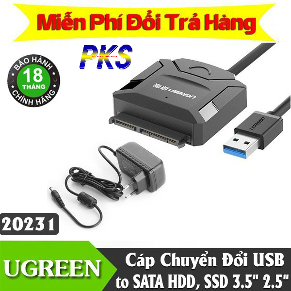 Cáp chuyển USB 3.0 sang Sata UGREEN 20231 25cm