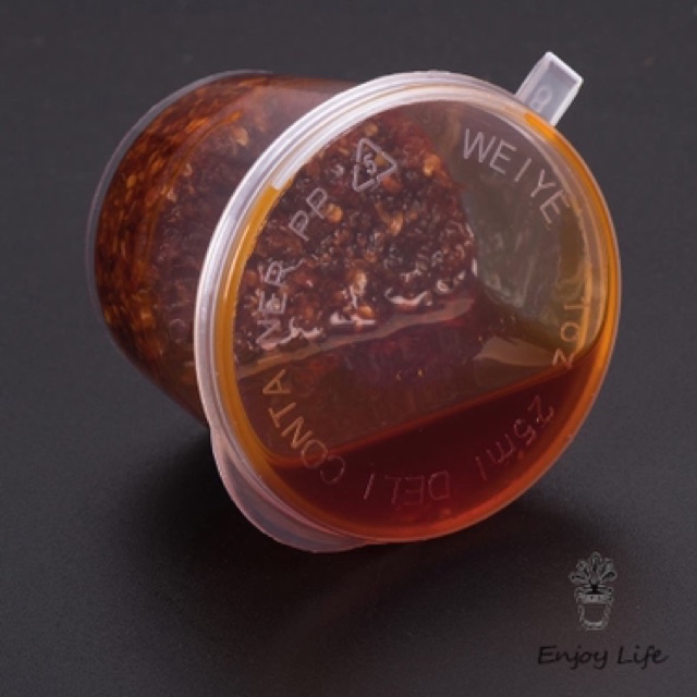 Hộp nhựa tròn liền nắp 25ml - Set 10 hộp
