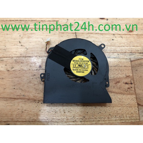 Thay FAN Quạt Tản Nhiệt Laptop Dell Inspiron 14Z N411Z 076TRV KSB0705HA-BC36 4BR05FAWI20 4BR05FAWI00