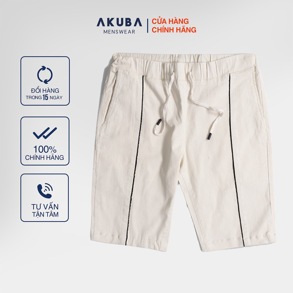 Quần Short Nam Kaki Thời Trang Cao Cấp AKUBA - Form Skinny | AB2049