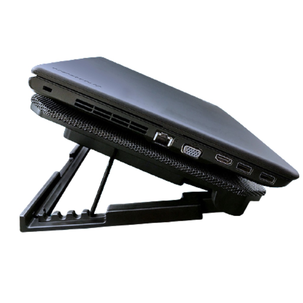 Đế tản nhiệt laptop N99, mát nhanh, laptop 12 đến 17 inch, có đèn led, đế điều chỉnh được