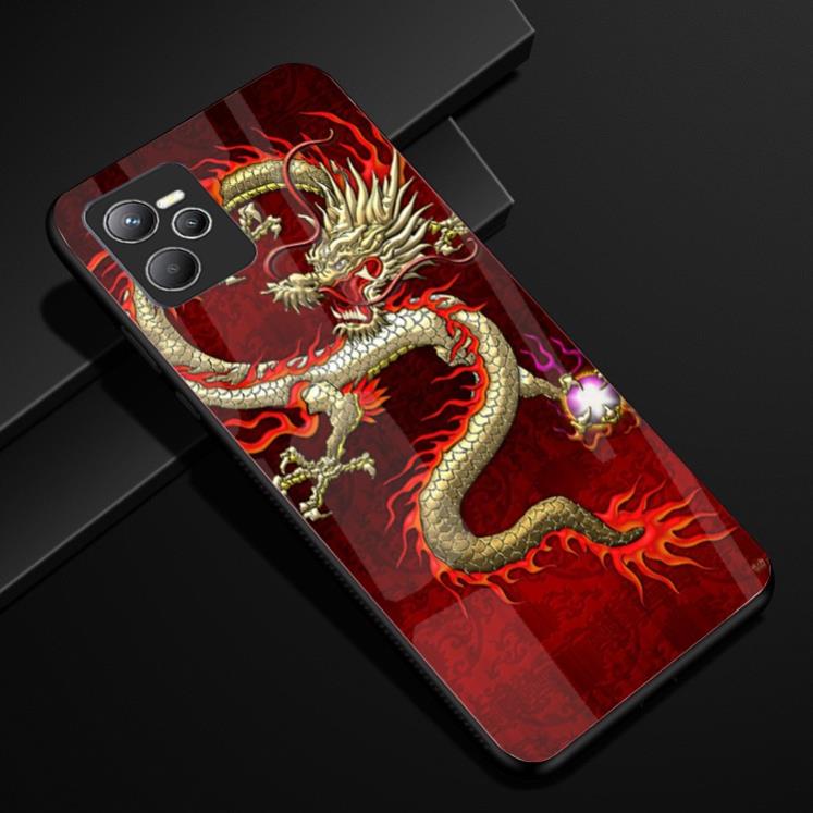 Ốp Lưng REALME C35 / Narzo 50A Prime mặt kính cường lực chống bể cao cấp thiết kế Độc Quyền