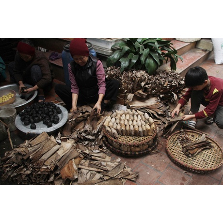 Bánh gai Tứ Trụ nếp vàng đặc sản Thanh Hóa