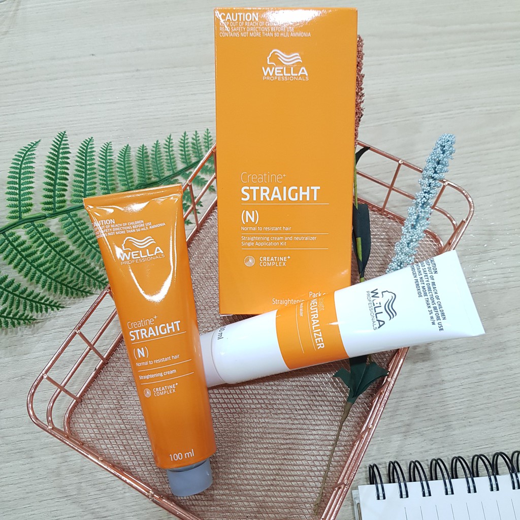 Kem duỗi tóc cao cấp Wella Straightening Cream 400mlx2 ( dạng gel )