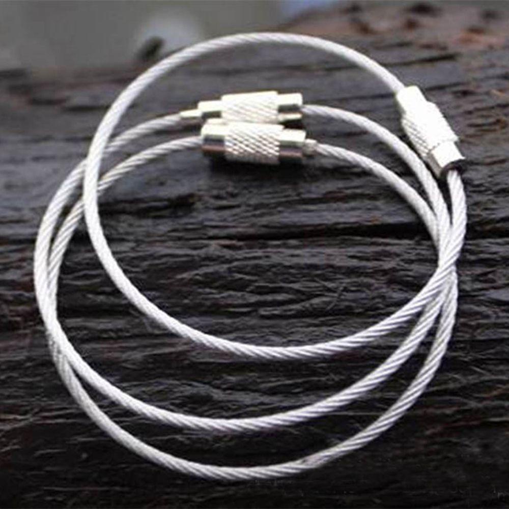 Set 10 Vòng Giữ Chìa Khóa Bằng Thép Không Gỉ Chuyên Dụng Cho Leo Núi