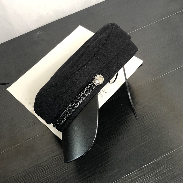 Mũ Baker Boy Dạ Mũ Newboys Retro Nam Nữ Phong Cách Hàn Quốc Mũ Baker Boy Nam Nữ Unisex Thủy Thủ Ulzzang