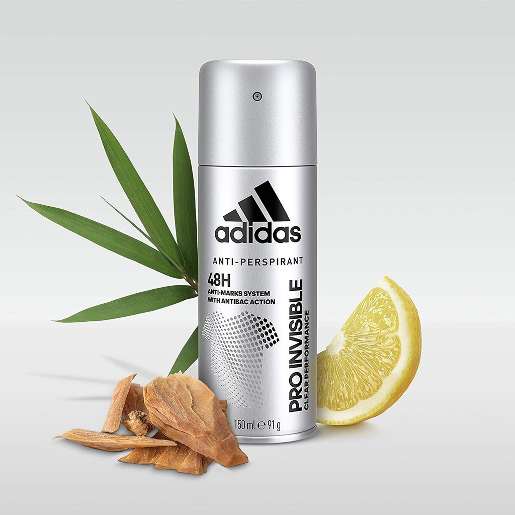 Xịt Nước Hoa Toàn Thân ADIDAS Nam Tính Mạnh Mẽ Thơm Mát Khô Thoáng Cả Ngày Chai 150ml (Đủ Các Mùi Thơm Chuẩn Phái Mạnh)