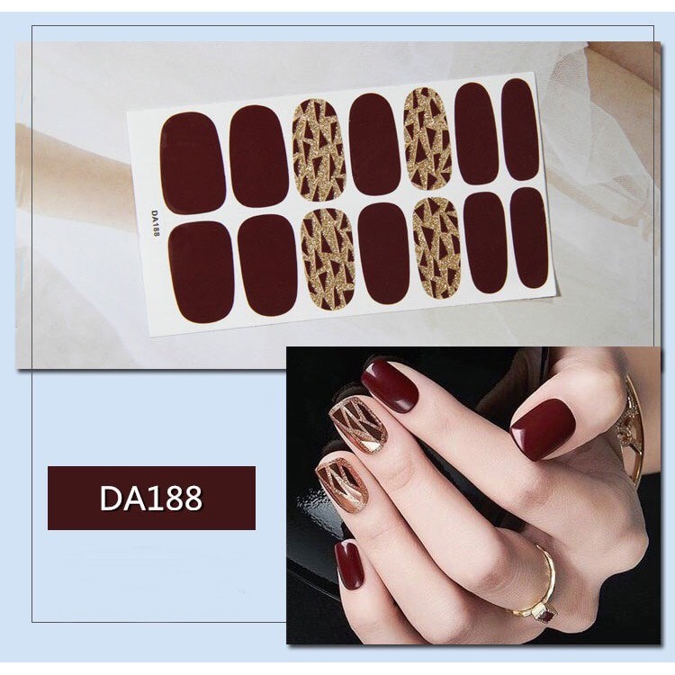Dán móng tay chân set 14