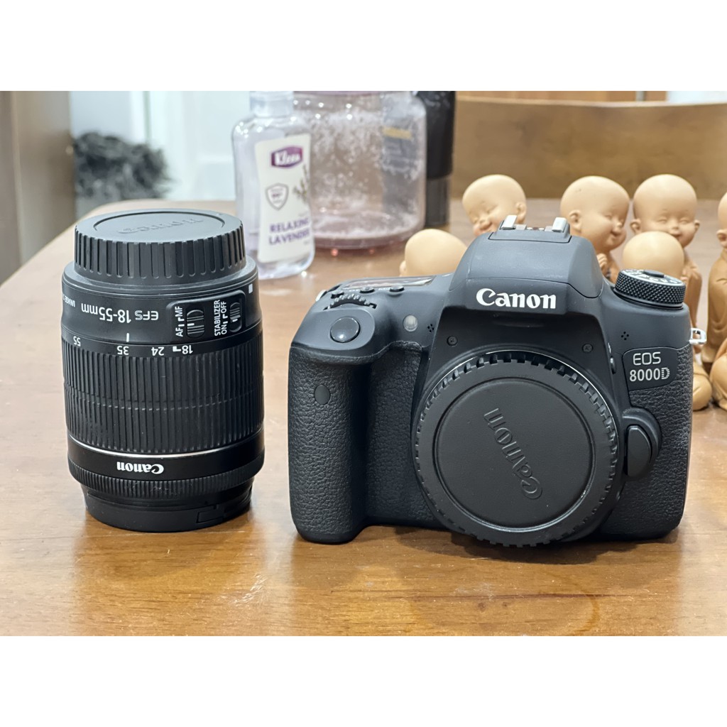 Máy ảnh Canon 760D + kit 18-55mm IS STM - APS-C 24.2 Megapixel - Quay Full HD - Wifi - Mới 90%