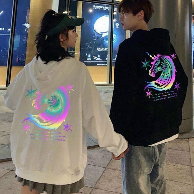 Áo khoác Hoodie Nam, Hoodie Basic Unisex Nỉ From Rộng NÓN 2 LỚP PHẢN QUANG 7 MÀU