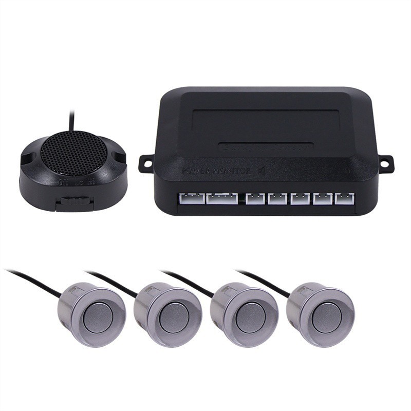 1 Set LED Parking Sensor Kit 7 Colors Car LED Display 4 Sensors 12V For All Cars