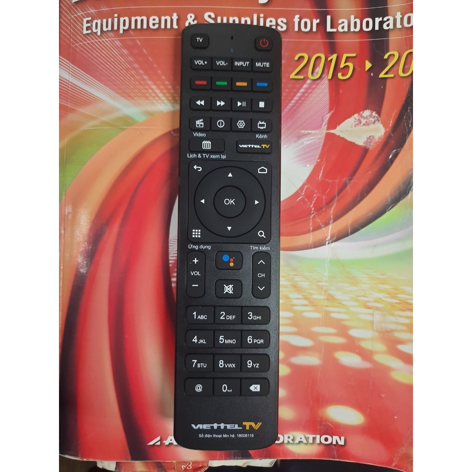 Remote Điều khiển giọng nói đầu Box Viettel TV Box 360 - Hàng chính hãng mới 100% Tặng kèm Pin