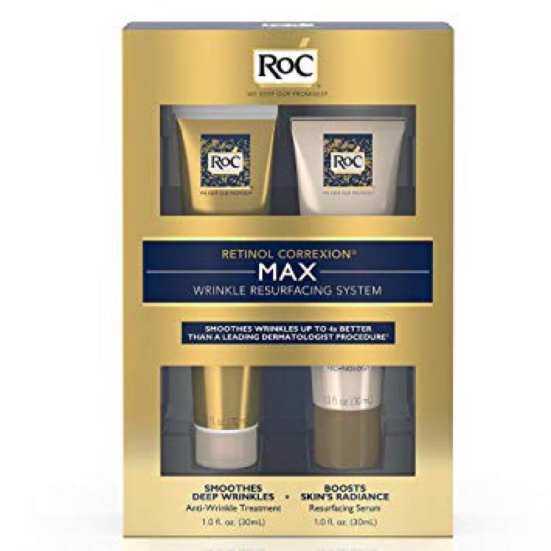 Bộ sản phẩm dưỡng da chống lão hoá Roc Retinol Correction Max Wrinkle