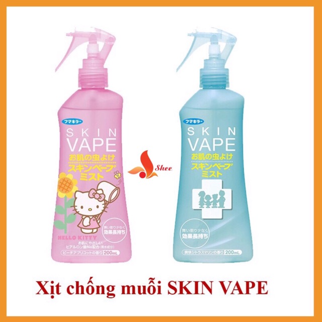 [Xả Kho] - Xịt chống muỗi SKIN VAPE Nhật Bản thành phần thiên nhiên, an toàn cho bé và cả nhà