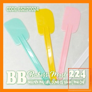 💥 siêu rẻ 💥 cây vét kem bột spatula nhựa cứng 1 màu 24cm - 1 cây