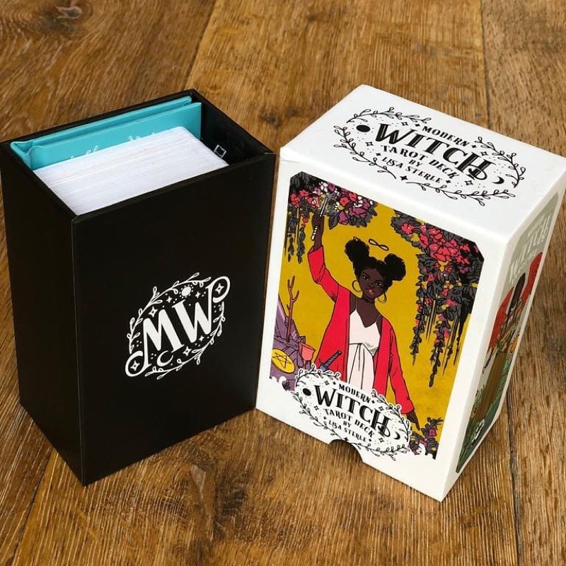 Bộ bài tarot MODERN WITCH - Phong cách hiện đại - Kèm hướng dẫn - Order trực tiếp Amazon US