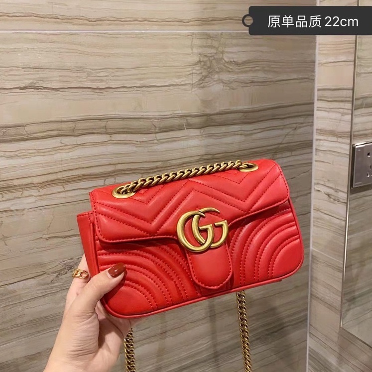 Túi Xách Đeo Vai Da Thật Cỡ Nhỏ / Vừa / Trắng / Đen / Đỏ Thời Trang Sang Trọng Cho Nữ777777
