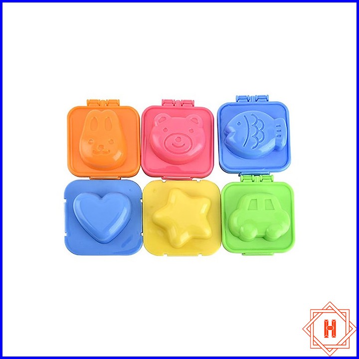 Set 6 Khuôn Cơm Bento dễ thương { H }
