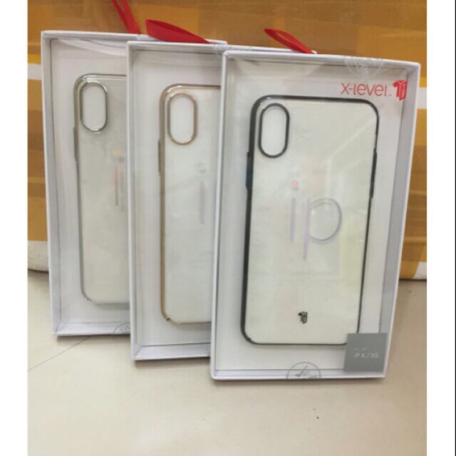 Ốp X-level bo viền màu iPhone X/Xs