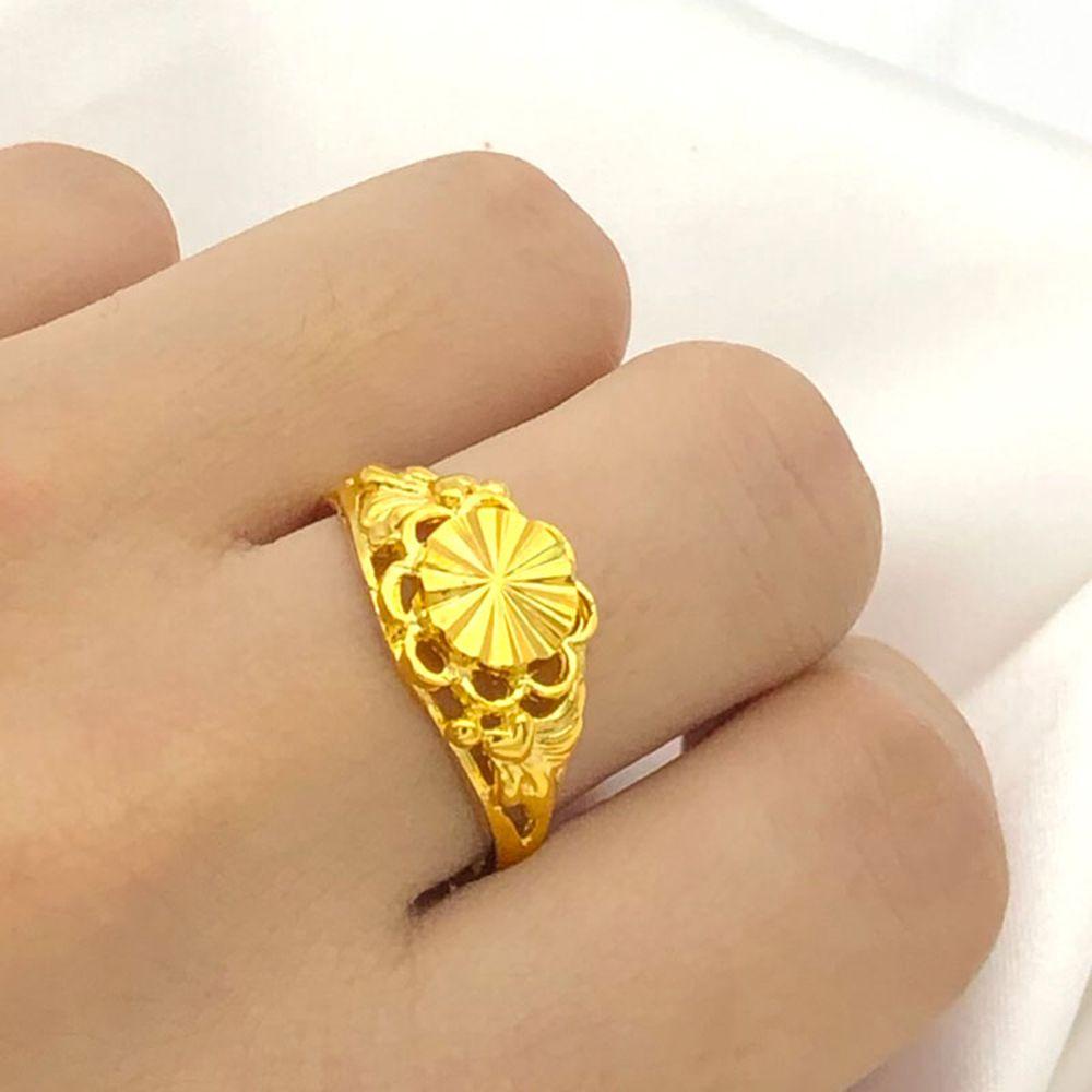 Nhẫn Hình Hoa / Trái Tim Phong Cách Cổ Điển Thời Trang Cho Nữ