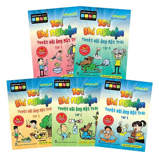 Sách - 101 Thí Nghiệm - Tuyệt Vời Ông Mặt Trời - (Trọn bộ 5 quyển)