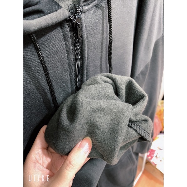 Áo khoác nỉ Màu Chì chất nỉ ngoại oversize tay bồng | BigBuy360 - bigbuy360.vn