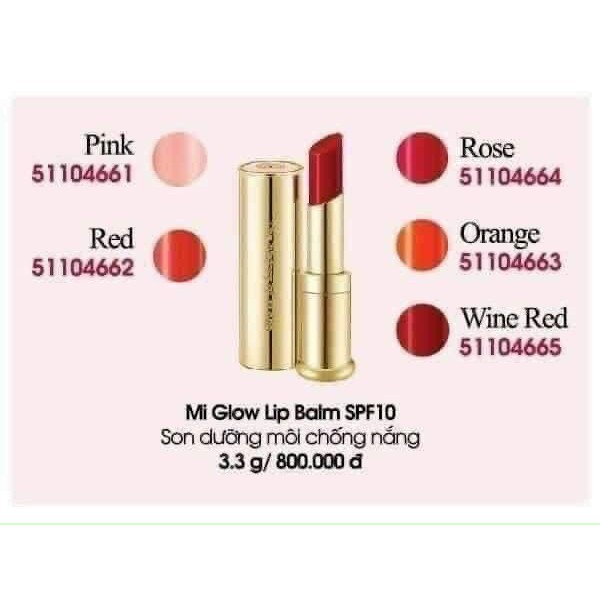 [CÓ TEM] Son Dưỡng Môi Đông Y Whoo Mi Glow Lip Balm Dạng Thỏi 15g | BigBuy360 - bigbuy360.vn