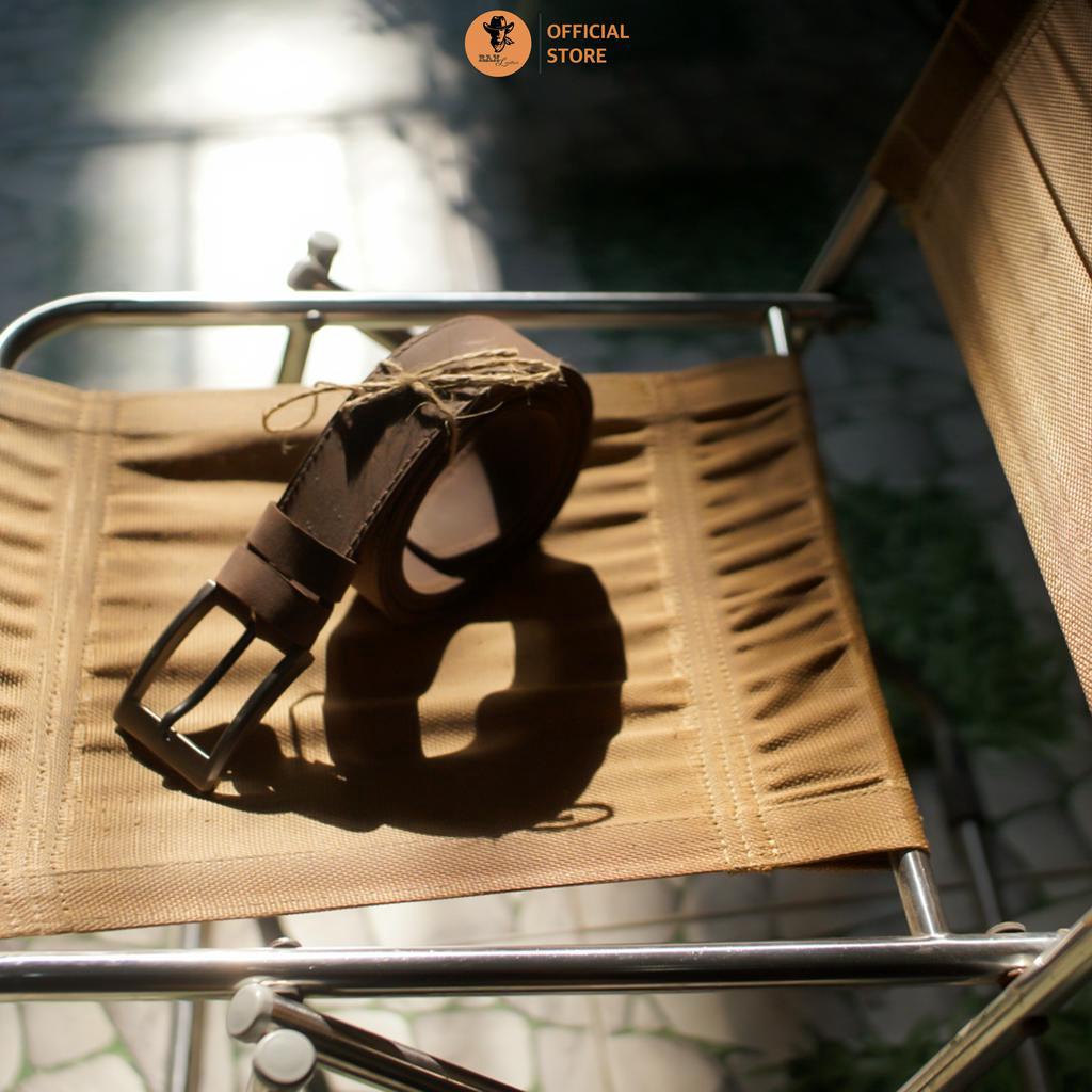 Thắt Lưng Nam Da Bò Màu Nâu Đất - RAM Leather