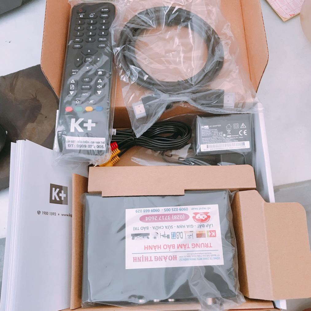 Đầu Thu Vệ Tinh K+HD (Nguyên Hộp Chưa Bóc Tem) tặng thẻ k+ trắng