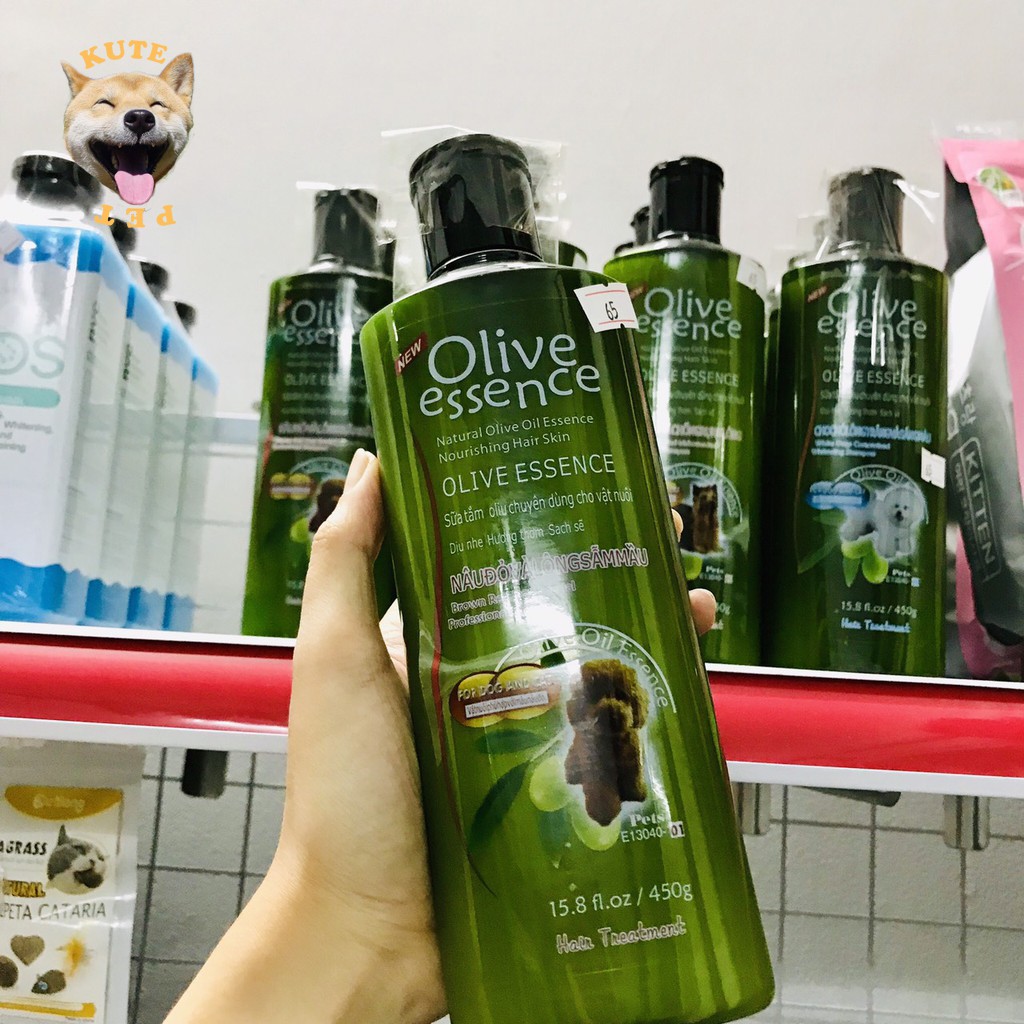 Sữa tắm olive cho chó mèo thú cưng 450ml