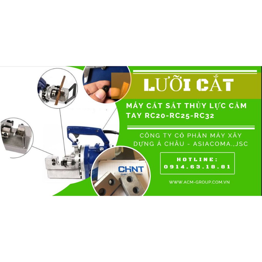 LƯỠI CẮT SẮT THỦY LỰC TRUNG QUỐC RC25