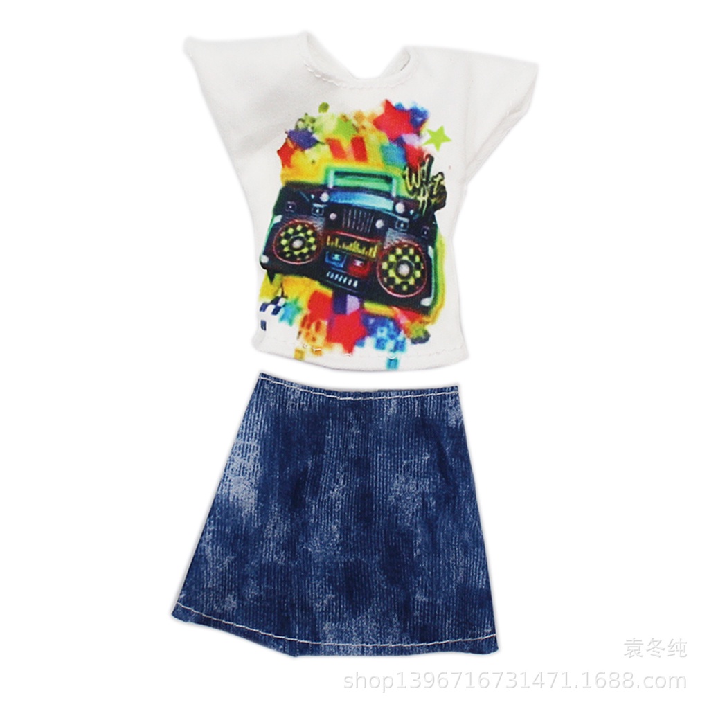 Váy Thời Trang Xinh Xắn Cho Búp Bê Ttd362 30cm