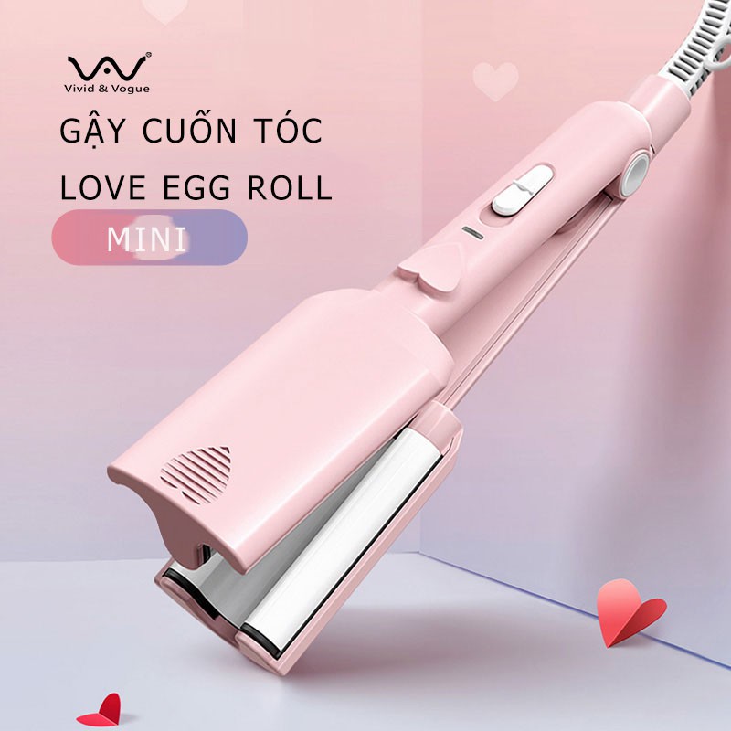 Máy Uốn Tóc VIVID&VVOGUE Máy Uốn Mini Cuộn Trứng Tình Yêu