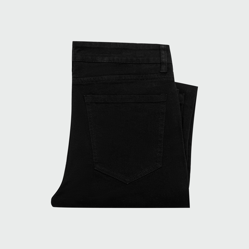 Quần Jeans Nam dáng Loe dày dặn - Black Flare Jeans NGO