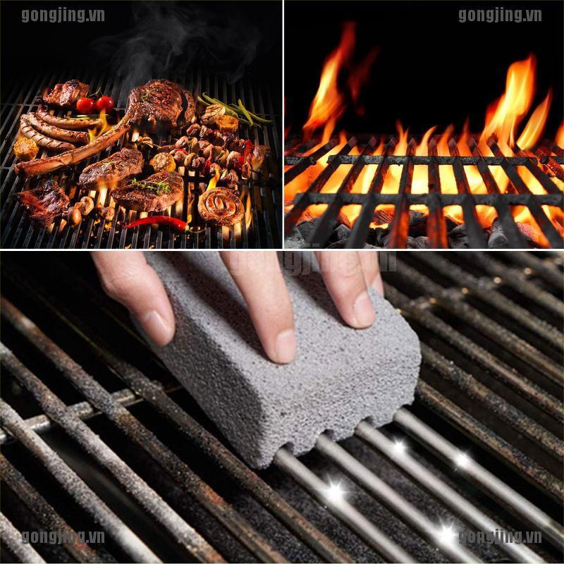 Set 4 Viên Đá Vệ Sinh Vỉ Nướng Bbq Tiện Lợi