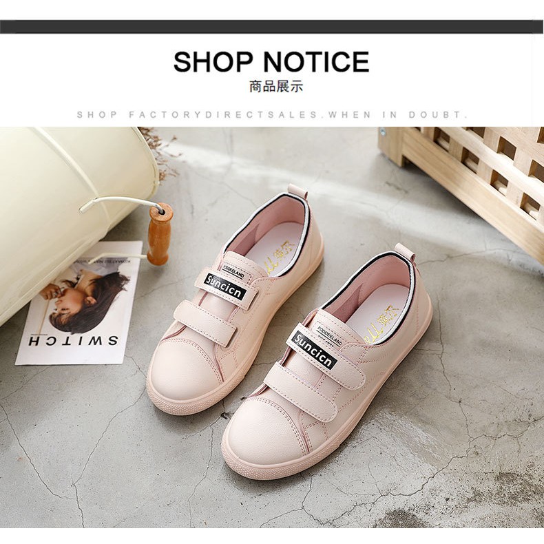 Giày nữ thể thao sneakers đế dẻo quai dán cực đẹp