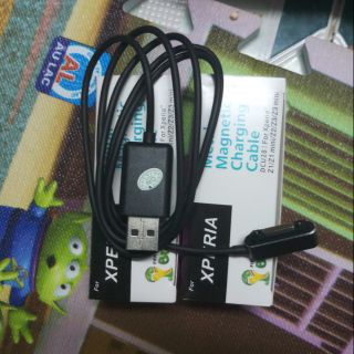 Dây cáp sạc từ Sony Xperia Z3/Z2/Z1/Z3C/Z Ultra/ZL2/M4 Aqua/Z1C DCU28 2 đầu nhôm + LED.